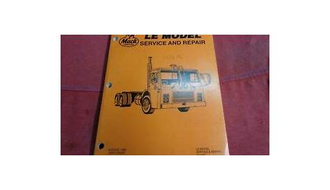 mack trucks service manual