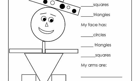math first grade worksheet shapes