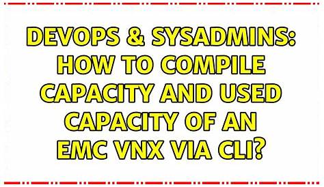 emc vnx cli commands