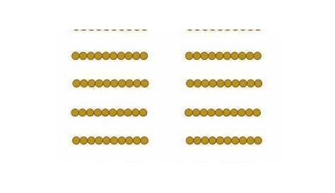 Distance Montessori! Building Multiples of 10 Worksheet - Tens Board