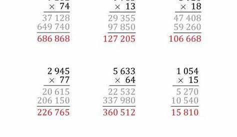 multiplying three digit numbers by three digit numbers