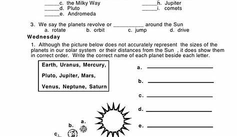 NEW 8 FIRST GRADE WORKSHEETS ABOUT THE SUN | firstgrade worksheet
