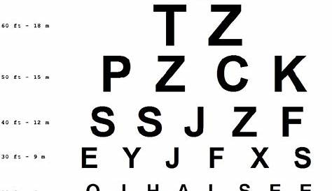 Eye Chart Download - ImproveYourVision.org