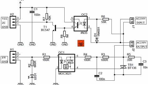 AC Light Dimmer Module Circuit with ZC Detector