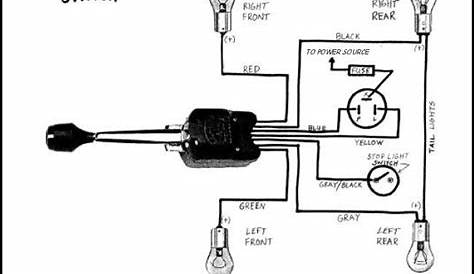 1953-56 Ford F100 Turn Signal Switch Wiring Diagram
