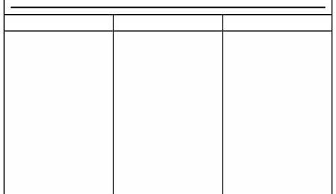 Image result for blank 3 column chart | Graphic organizers, Word