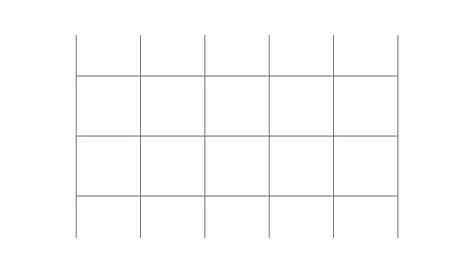 Blank Number Grid | White Gold