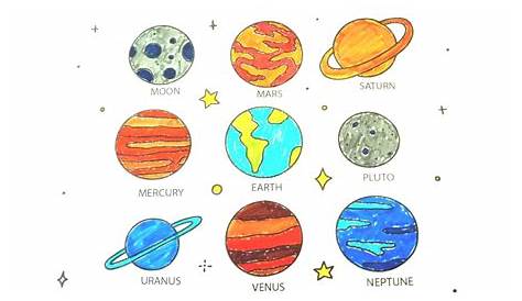 Coloring the planets of the solar system - YouTube