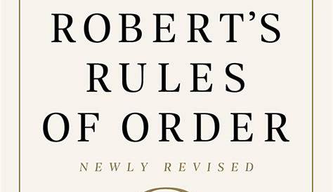 introduction to robert's rules of order pdf