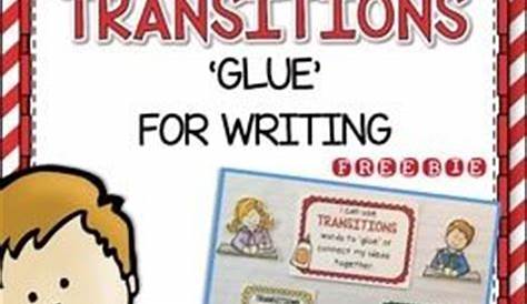 Transition Words in Writing {Anchor Chart Kit} | Transition words
