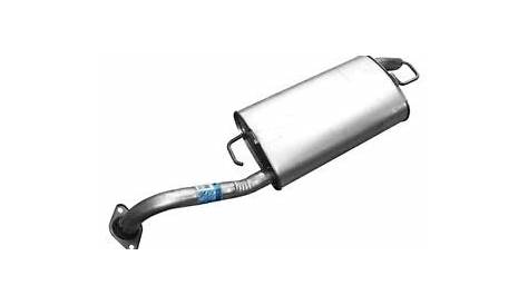 For Toyota Corolla 05-08 Exhaust Muffler and Pipe Assembly Quiet-Flow