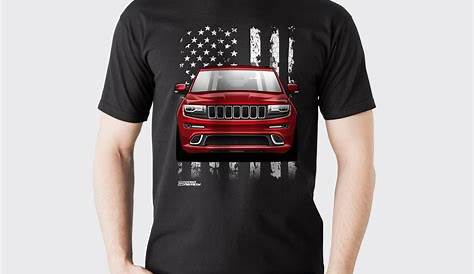 Jeep Grand Cherokee American Flag T-shirt Red – GridReady