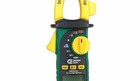 Commercial Electric 600A AC Digital Clamp Meter-CM-2033R - The Home Depot