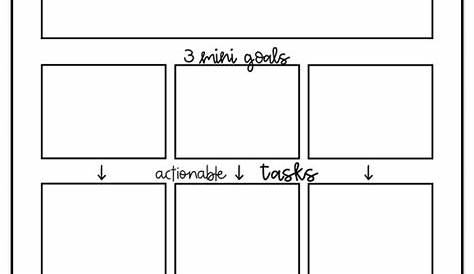 goals worksheets