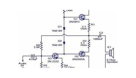 5.1 audio amplifier circuit diagram