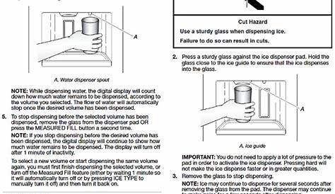 whirlpool gold series refrigerator manual