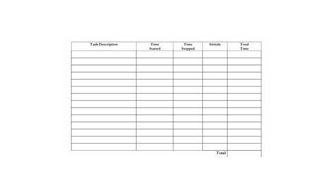 23 Printable Daily Time Sheet Forms and Templates - Fillable Samples in