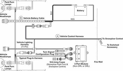 wiring western snow plow