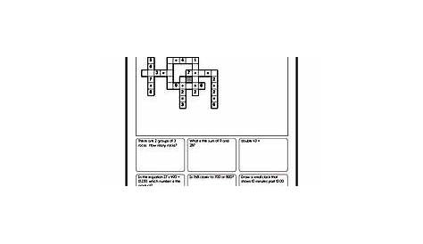 long division puzzle worksheets