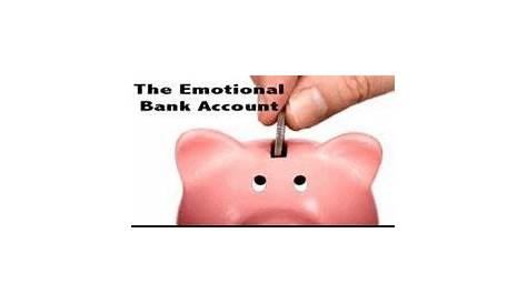emotional bank account at work