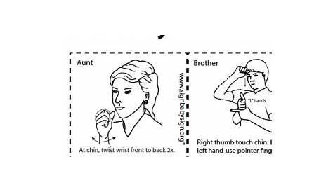 Sign Language Flashcards - Family - ASL Teaching Resources