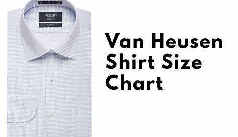 Men's Shirt Sizes Chart