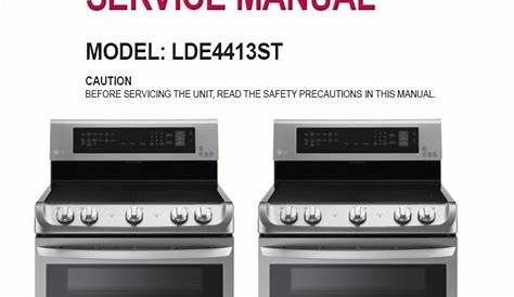 Lg Oven Troubleshooting Manual