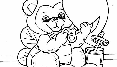 valentines coloring pages printable