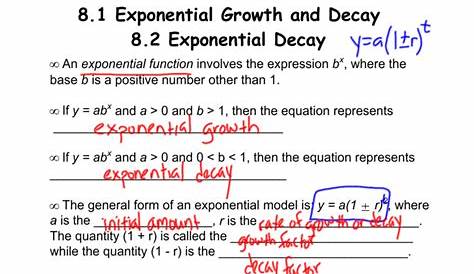 exponential decay word problems worksheet