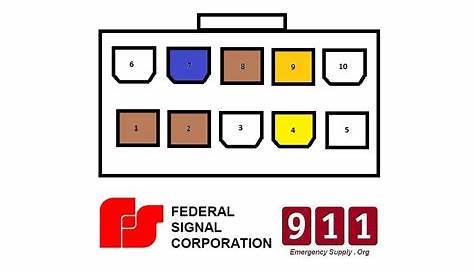 federal signal pa300 wiring diagram