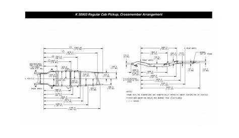 88 98 chevy truck frame dimensions