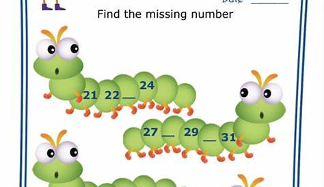 Caterpillar Number Sequence - KidsPressMagazine.com | Mickey coloring
