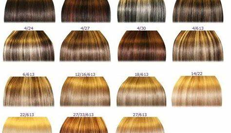 golden blonde hair color chart