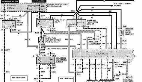 1991 Ford Ranger Fuel Pump Wiring Diagram - Wiring Diagram