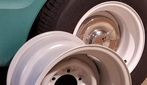 15×10 “steelie” 6 lug wheel (5.5″ bolt pattern) | Cooper Restorations