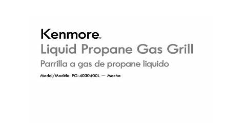 Kenmore 3 Burner Propane Gas Grill User guide | Manualzz