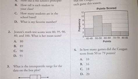 Mrs. White's 6th Grade Math Blog: STATISTICS & PROBABILITY PRE-TEST