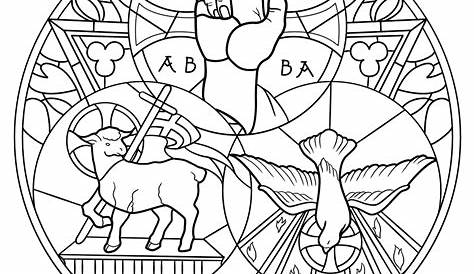Holy Trinity coloring page | Free Printable Coloring Pages