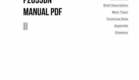 Hp laserjet p2055dn manual pdf by crymail2802 - Issuu