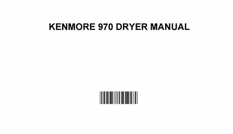 kenmore elite dryer w11189144 near me manual
