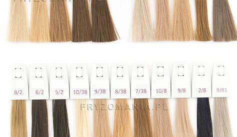 wella hair color chart blonde