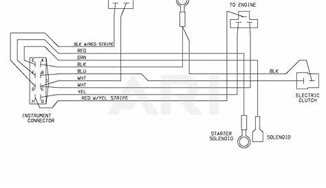 Scag SWM-52A (S/N 7450001-7459999) Parts Diagram for Engine Deck Wiring
