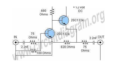 Cable TV Signal Booster Amplifier | Circuit Diagram