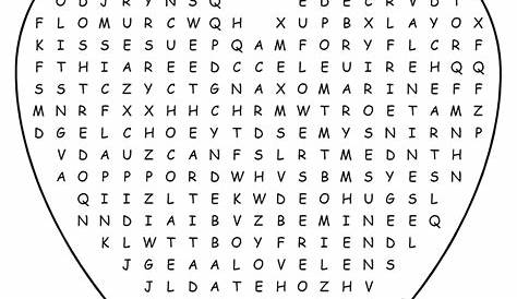 FREE Printable Valentine's Day Word Search! – SupplyMe