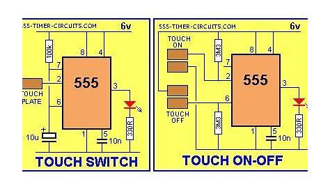 touch on off switch circuit diagram