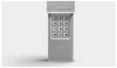 Clicker Wireless Keypad Manual Liftmaster