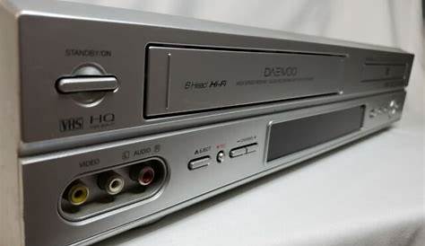 2004 DAEWOO DVD Play / VCR COMBO HiFi 6-HEAD VHS Recorder w/ Remote