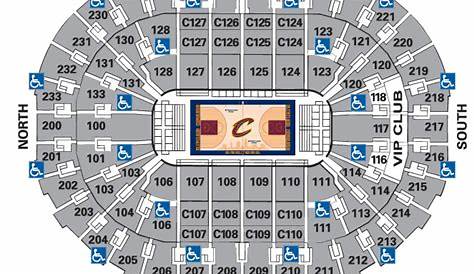 quicken loans arena seating chart view