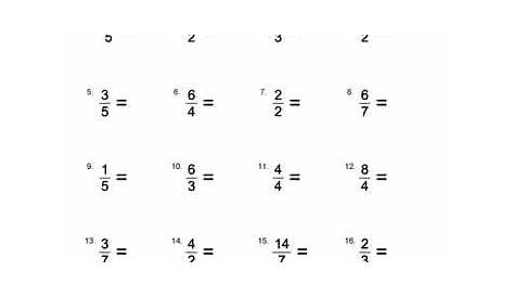 Reduce-Fractions-to-Lowest-Terms-1 Worksheets