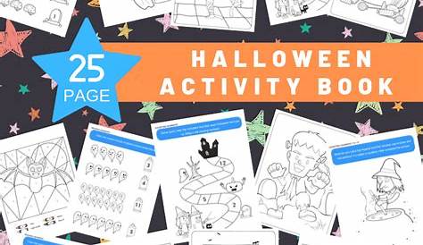 halloween activity book printable